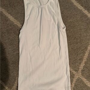 Men's White Tank Top